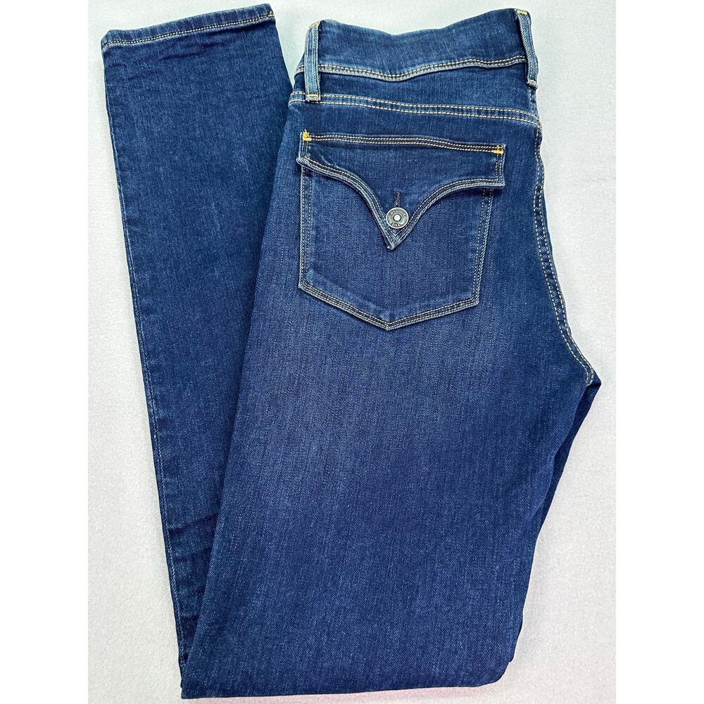 Hudson Park Skinny Jeans Women’s Dark Wash Mid Rise Stretch Denim Size 29 - Picture 8 of 13